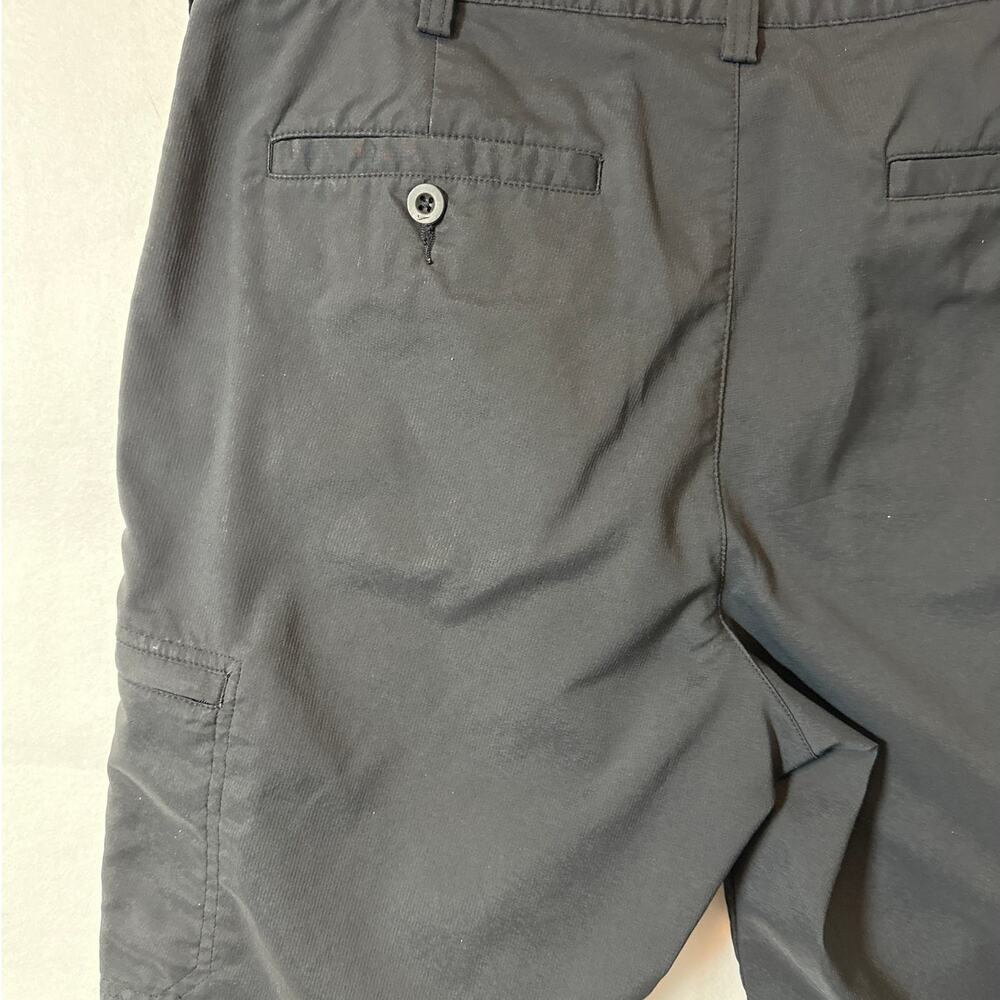 Nike Golf Dri-Fit Cargo Shorts Black Utility Performance 9.5” Inseam Sz 32 - Picture 8 of 11